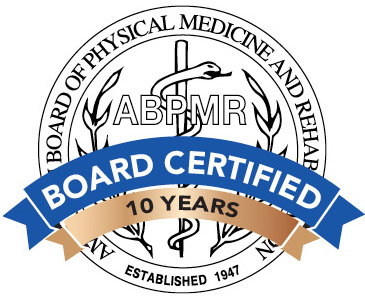 ABPMR Board Certified 10 years